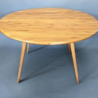 Mid Century Ercol Oval Drop Leaf Dining Table