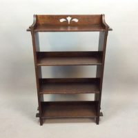 Arts &#038; Crafts Oak Open Bookcase c1910