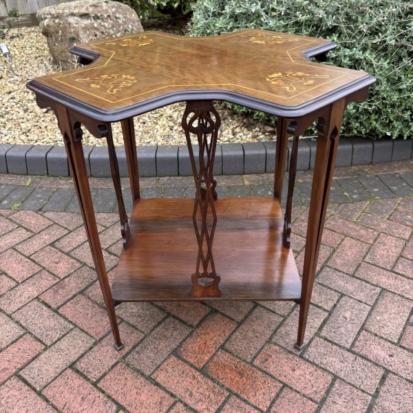 Art Nouveau Mahogany Occasional Table