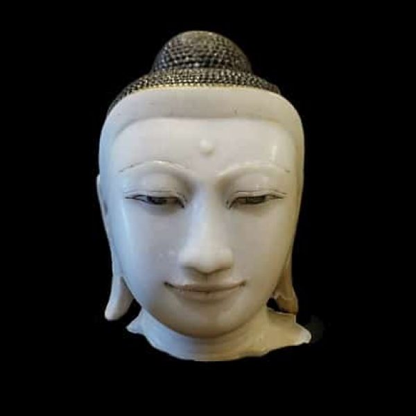 Giant Marble Buddha head