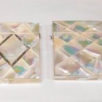 Pair Mother of Pearl Card Cases