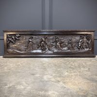 Decorative Carved Oak Panel