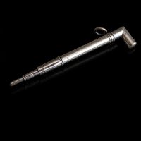 Antique Silver Plate Walking Stick Pencil
