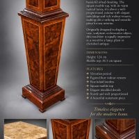 Antique Victorian Burr Walnut Touchière