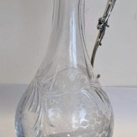 Silver topped Claret Jug