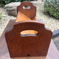 Arts &amp; Crafts Oak Book Trough