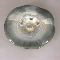 Mid Century Large Studio Art Glass Bowl