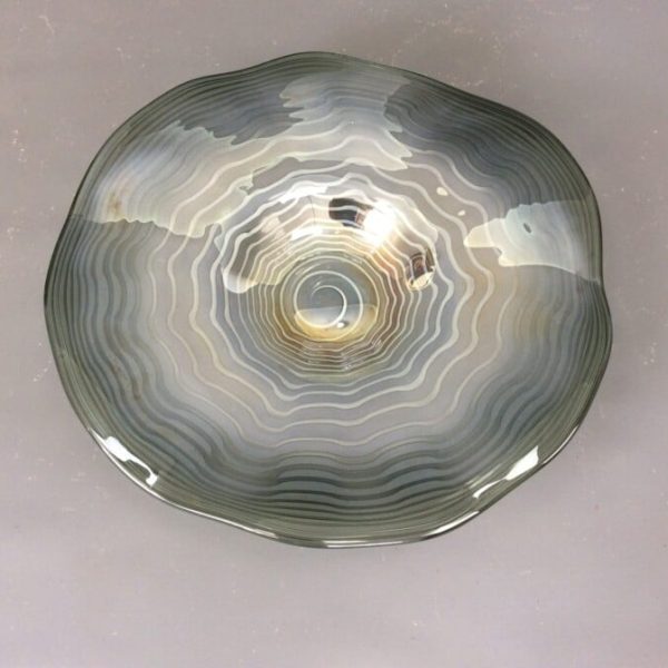 Mid Century Large Studio Art Glass Bowl