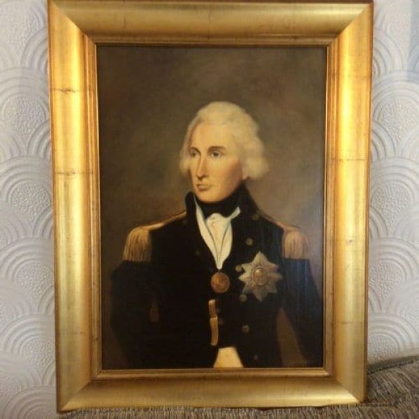 Admiral Lord Nelson After Lemuel Francis Abbott Oil Portrait Painting Naval Officer Battle Of Trafalgar