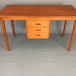 Danish Mid Century Teak Writing Desk by Arne Vodder