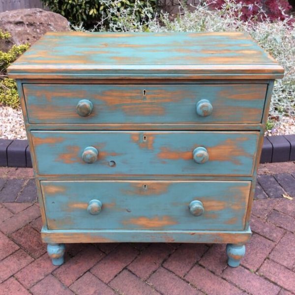 Victorian Painted Chest of Drawers c1880