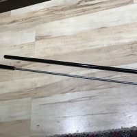 Gentleman’s walking stick sword horn handle with silver collar