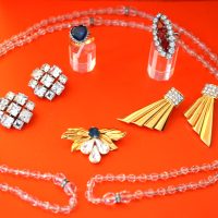 Vintage Collection of 925 Gem Set Jewellery