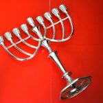 A  Vintage Silver Plated Menorah &#8211; FREE UK Postage