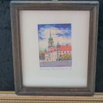 SALE &#8211; A Rare Vintage Miniature Water Colour &#8211; WARSAW&#8217;S Glorious ROYAL CASTLE &#8211; Ideal Present
