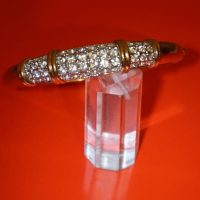 Vintage New Gold Plated Swarovski Bracelet &#8211; Boxed