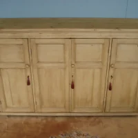 Four Door Pine Cupboard circa 1880