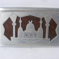 Rare Prisoner of War POW Cigarette Case RAF Egypt made from plane wreckage WW2