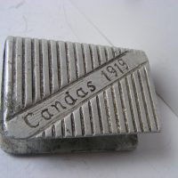 Rare Prisoner of War POW Matchbox cover Tin-Can Candas Somme 1919 RFC RAF Ypres WW1