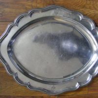 HUGE Salver Tray dated 1854 KOYLI Second West Yorkshire Light Infantry full marks for Elkington &amp; Co silver plated