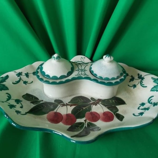 Wemyss inkwell set (cherries)