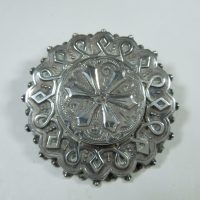 Victorian Silver Brooch Pin