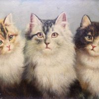 SOLD Karl Reichert Oil on Board (1837-1907)