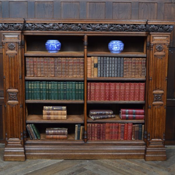 Victorian Oak Open Bookcase SAI3569