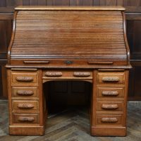 Scottish Oak Roll- Top Desk SAI4029