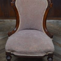 Victorian Walnut Nursing Chair SAI3184