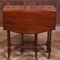 Edwardian Mahogany Drop Leaf Table SAI3649