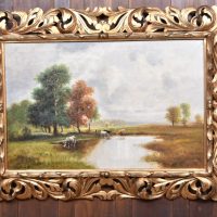 Signed 19th‑Century European School Landscape SAI4250