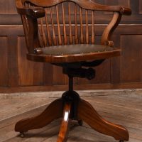 Edwardian Mahogany Swivel Desk Chair SAI4235
