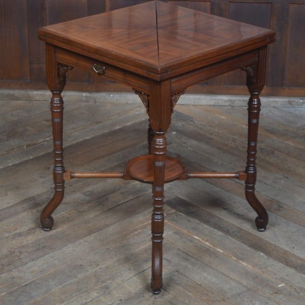 Mahogany Envelope Card Table SAI3256