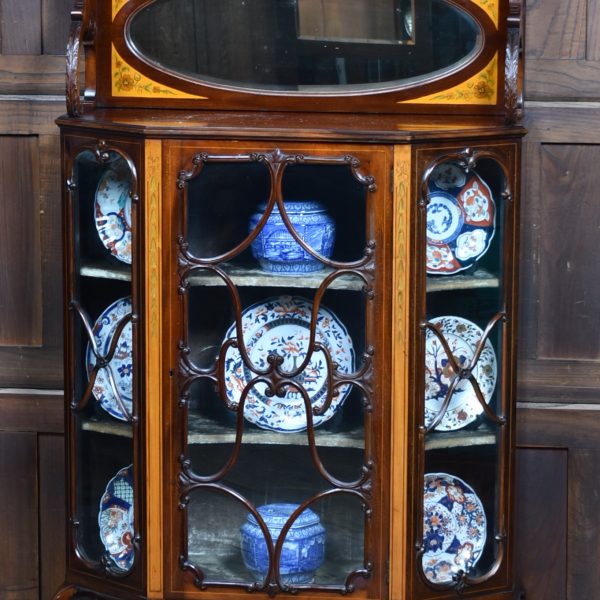 Edwardian Mahogany Display Cabinet SAI3819