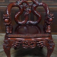 Chinese Carved Dragon Chair SAI4148