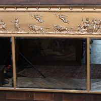 Classical Regency Gilt Over – mantle Mirror SAI4251