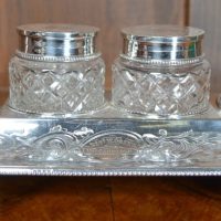 Victorian Epns Desk Set SAI2879