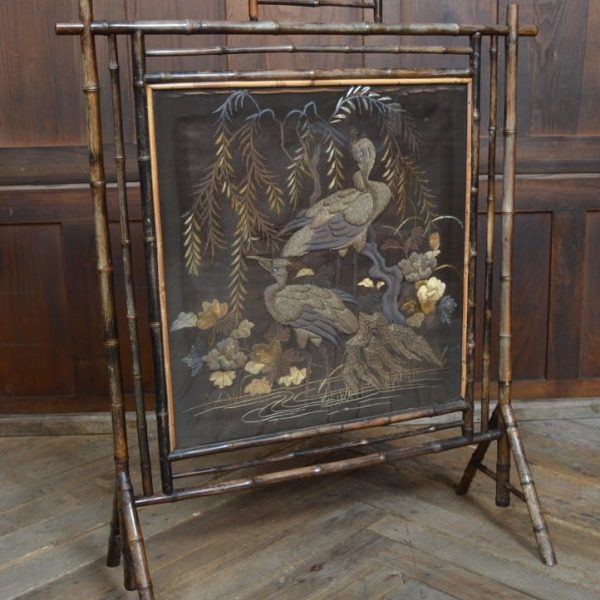 Edwardian Bamboo Fire Screen SAI3054