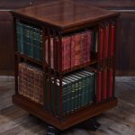 Edwardian Mahogany Revolving Bookcase SAI3609