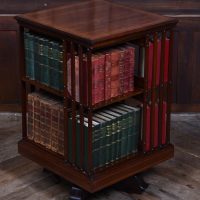 Edwardian Mahogany Revolving Bookcase SAI3609