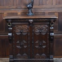 Victorian Oak Cabinet SAI3882