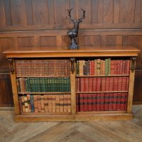 Victorian Walnut Bookcase/ Display Cabinet SAI2927 RESERVED