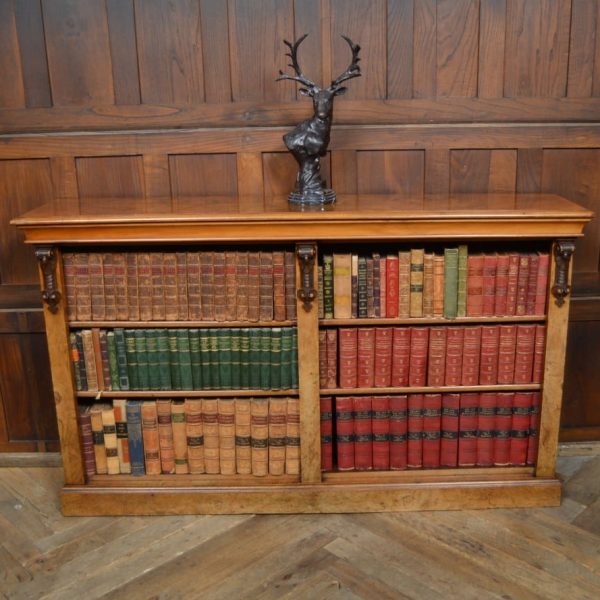 Victorian Walnut Bookcase/ Display Cabinet SAI2927 RESERVED