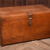 19th Century Teak Blanket Box SAI4086