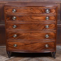 Mahogany Bow-Front Chest of Drawers SAI4094