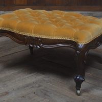 Victorian Buttoned Stool SAI3222