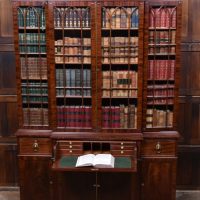 19th Century Mahogany Secretaire Bookcase SAI4328