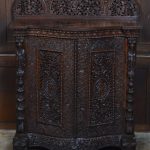 Victorian Burmese Padouk Sideboard / Cabinet SAI3353
