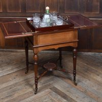 Edwardian Mahogany Cocktail Cabinet Table by Thornhill &amp; Co., London – SAI4323